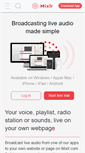 Mobile Screenshot of mixlr.com